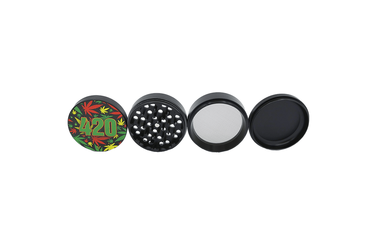 420 Rasta 4-Piece CleanCut Grinder (Nonstick) - view 2