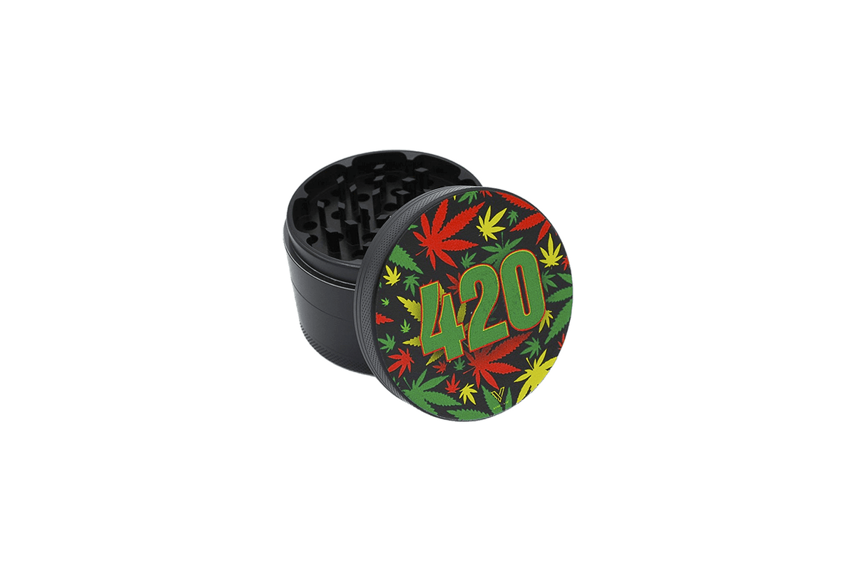420 Rasta 4-Piece CleanCut Grinder (Nonstick) - view 3