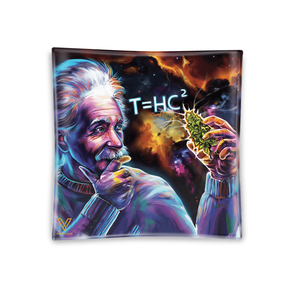 T=HC2 Black Hole Blazin' Ashtray Glass - East Loud
