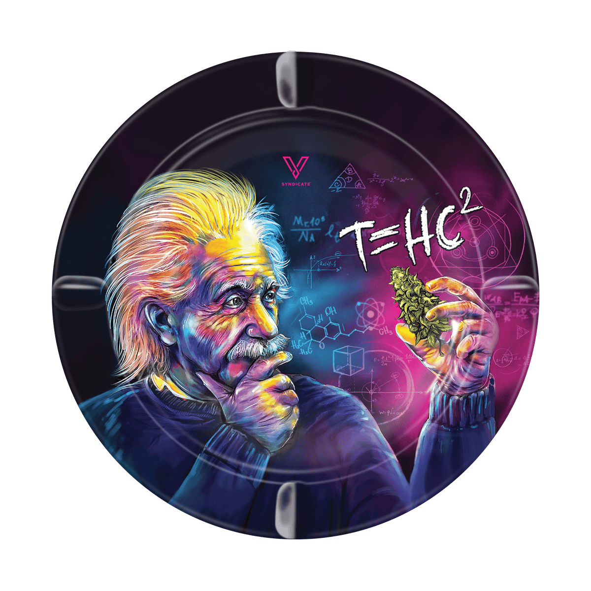 T=HC2 Einstein Classic Blazin' Ashtray Metal