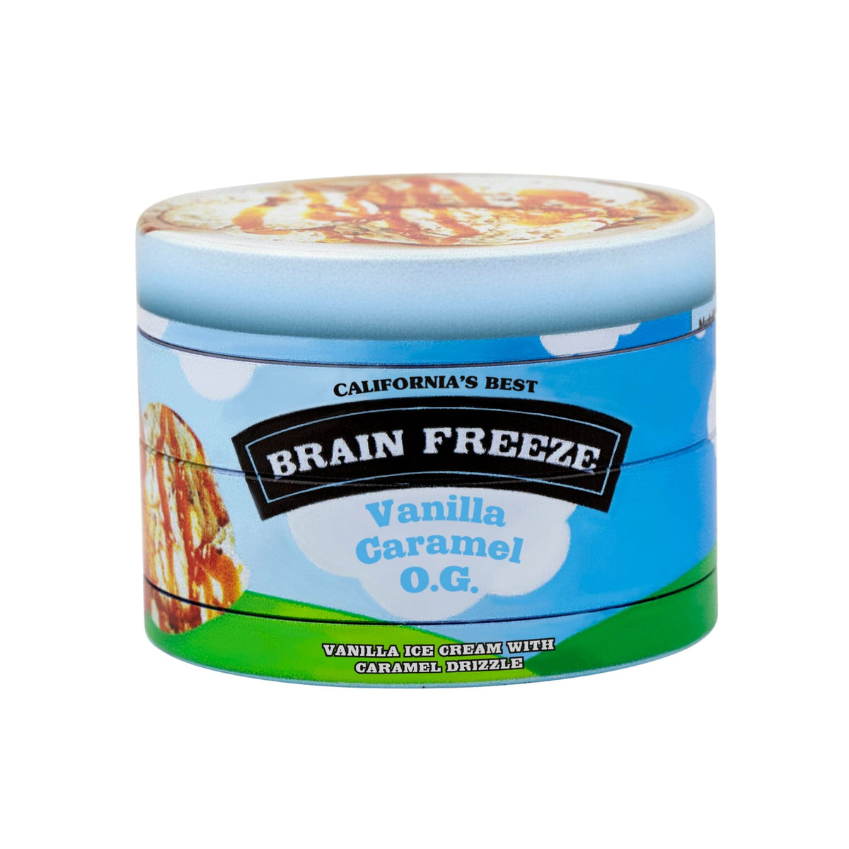 Brain Freeze 4-Piece SharpShred Dine-In Grinder - East Loud