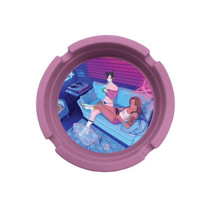 Button Mash'd Blazin' Silicone Ashtray - East Loud