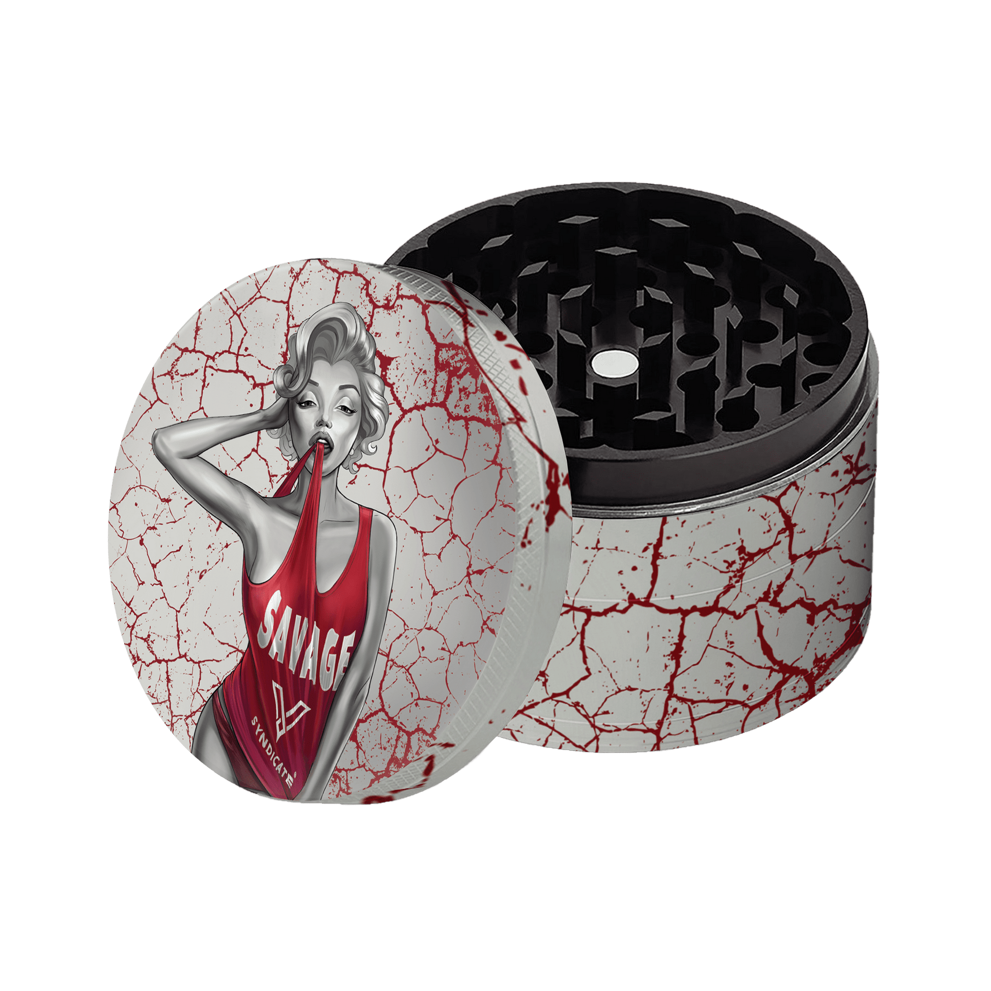 Dank Diva 4-Piece SharpShred 360 Grinder - East Loud