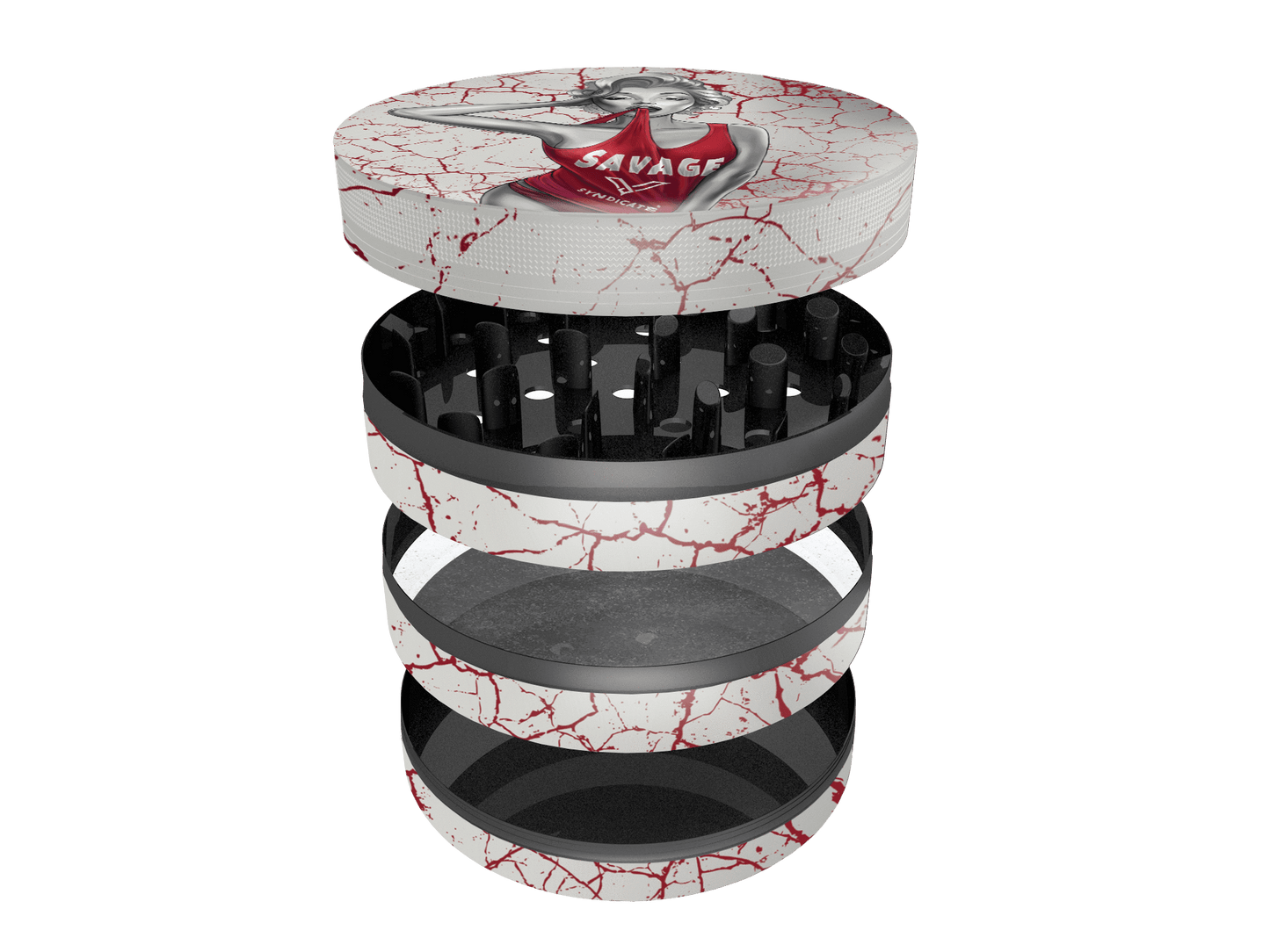 Dank Diva 4-Piece SharpShred 360 Grinder - view 2