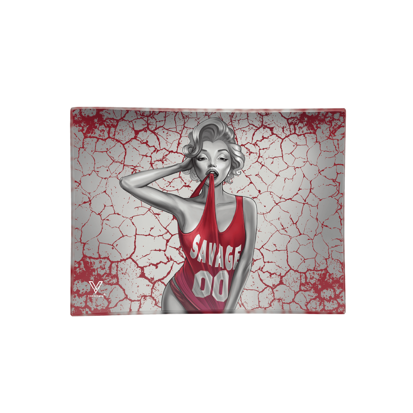 Dank Diva Glass Rollin' Tray - East Loud