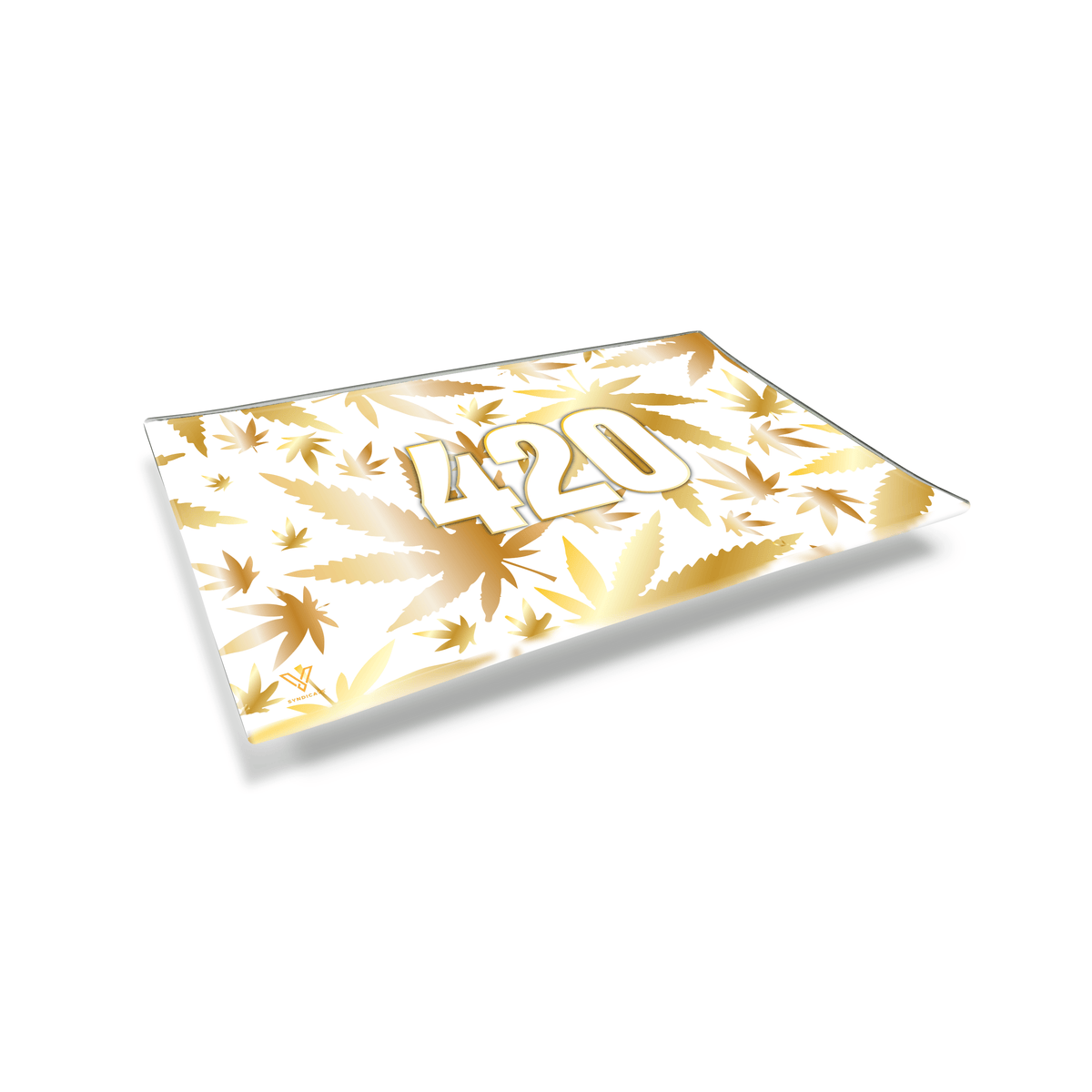 420 Gold Glass Rollin' Tray - view 5