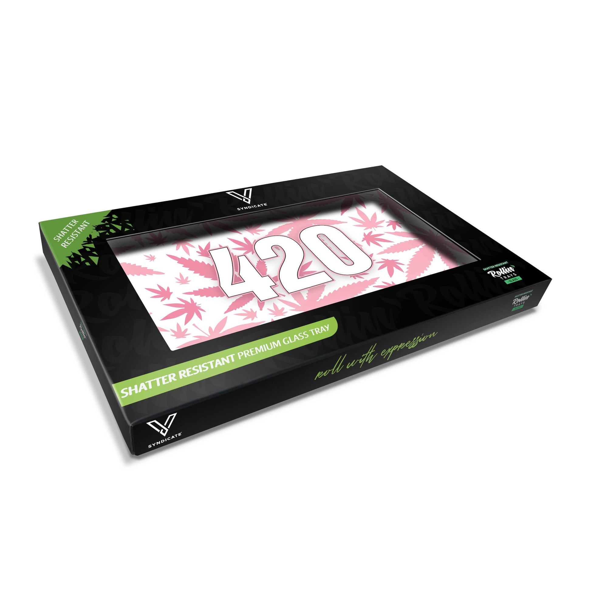 420 Pink Glass Rollin' Tray - view 5