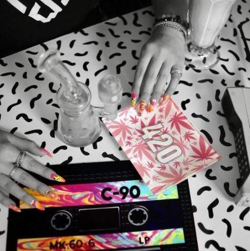 420 Pink Glass Rollin' Tray - view 7