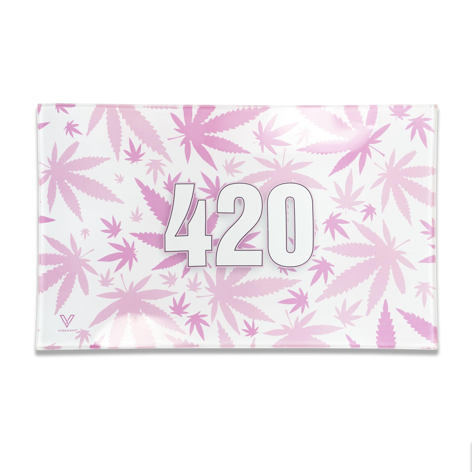 420 Pink Glass Rollin' Tray - view 4