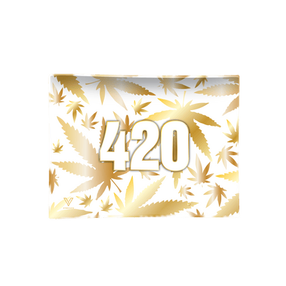 420 Gold Glass Rollin' Tray - East Loud