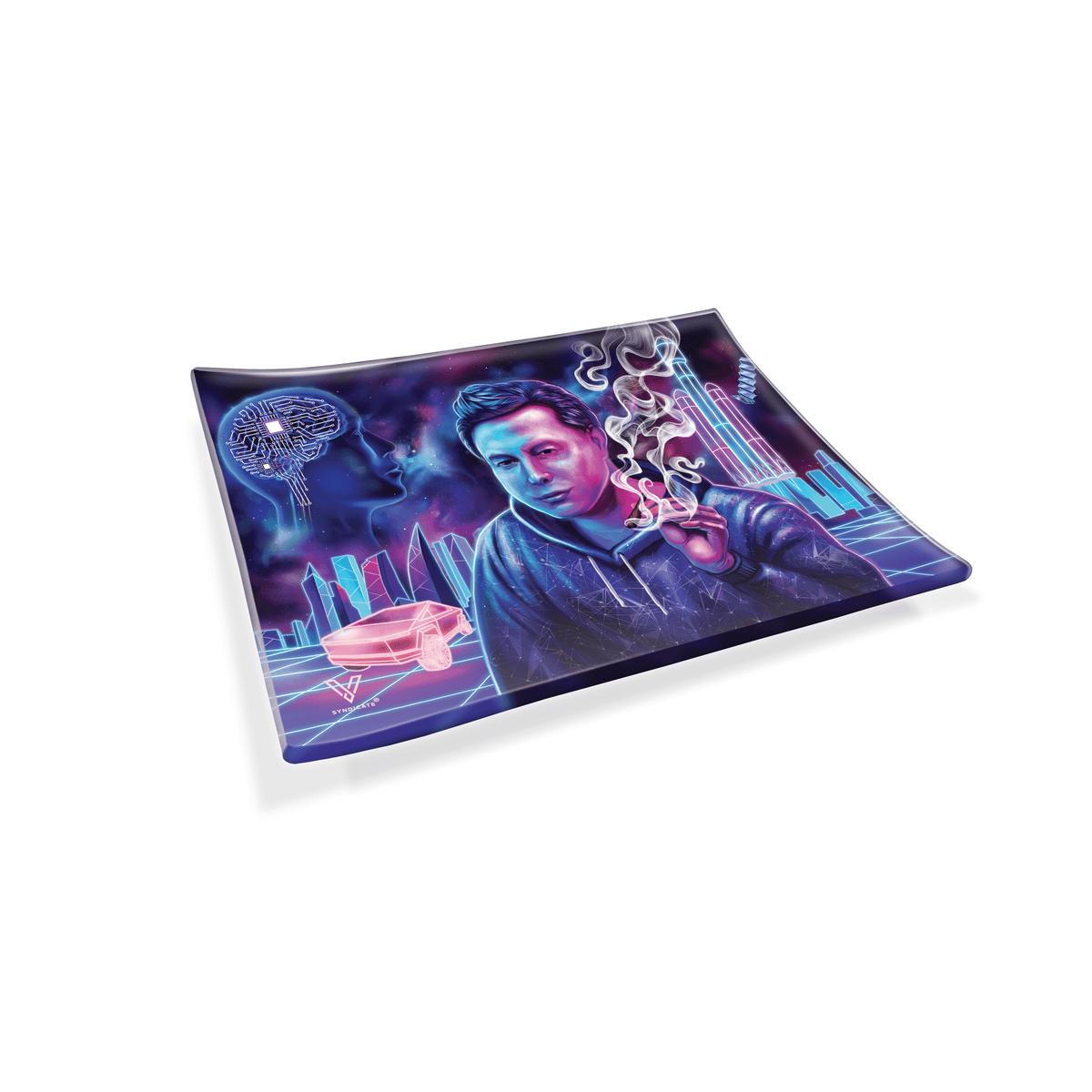 Space Xhale Glass Rollin' Tray - view 5