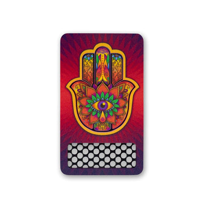 Hamsa Red Nonstick Grinder Card - East Loud