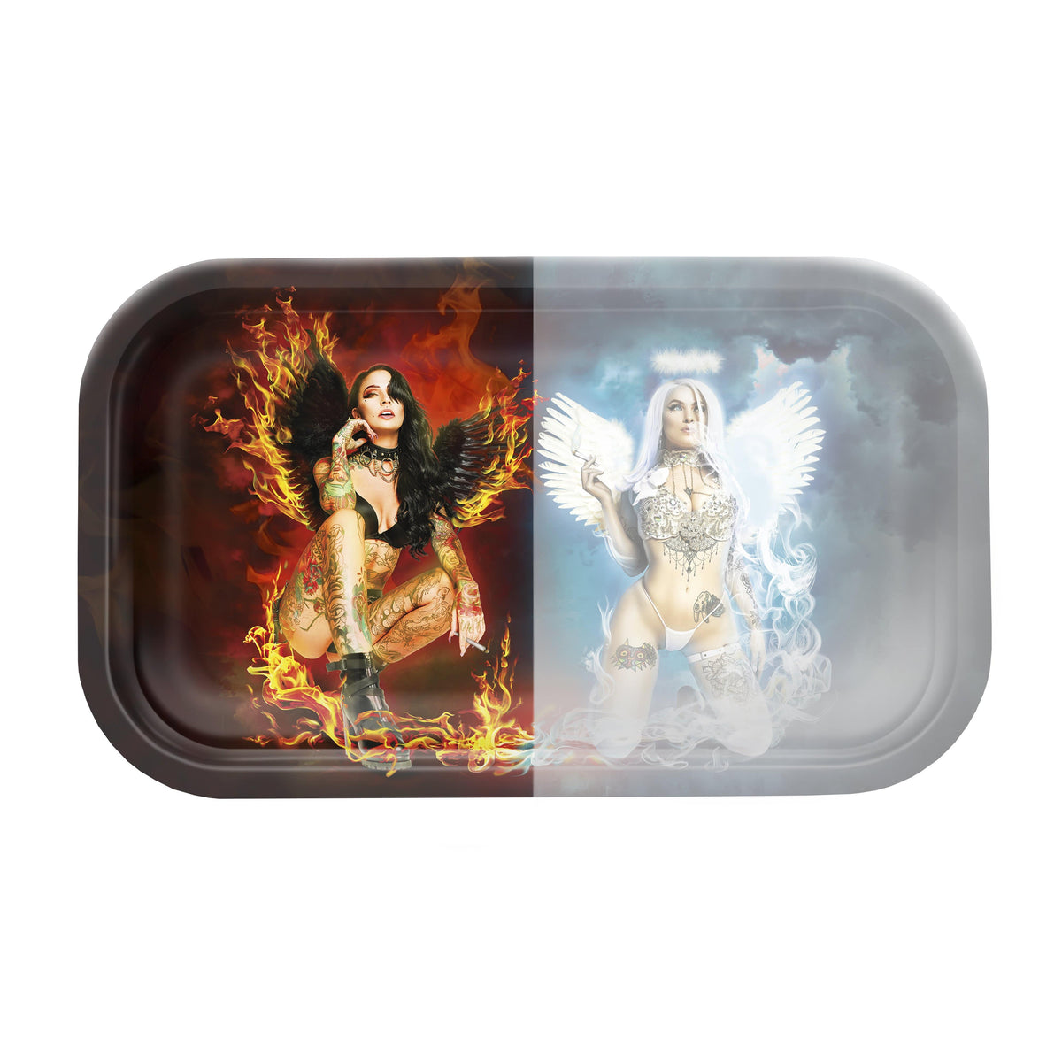 Devil vs Angel Hybrid Rollin' Tray - East Loud
