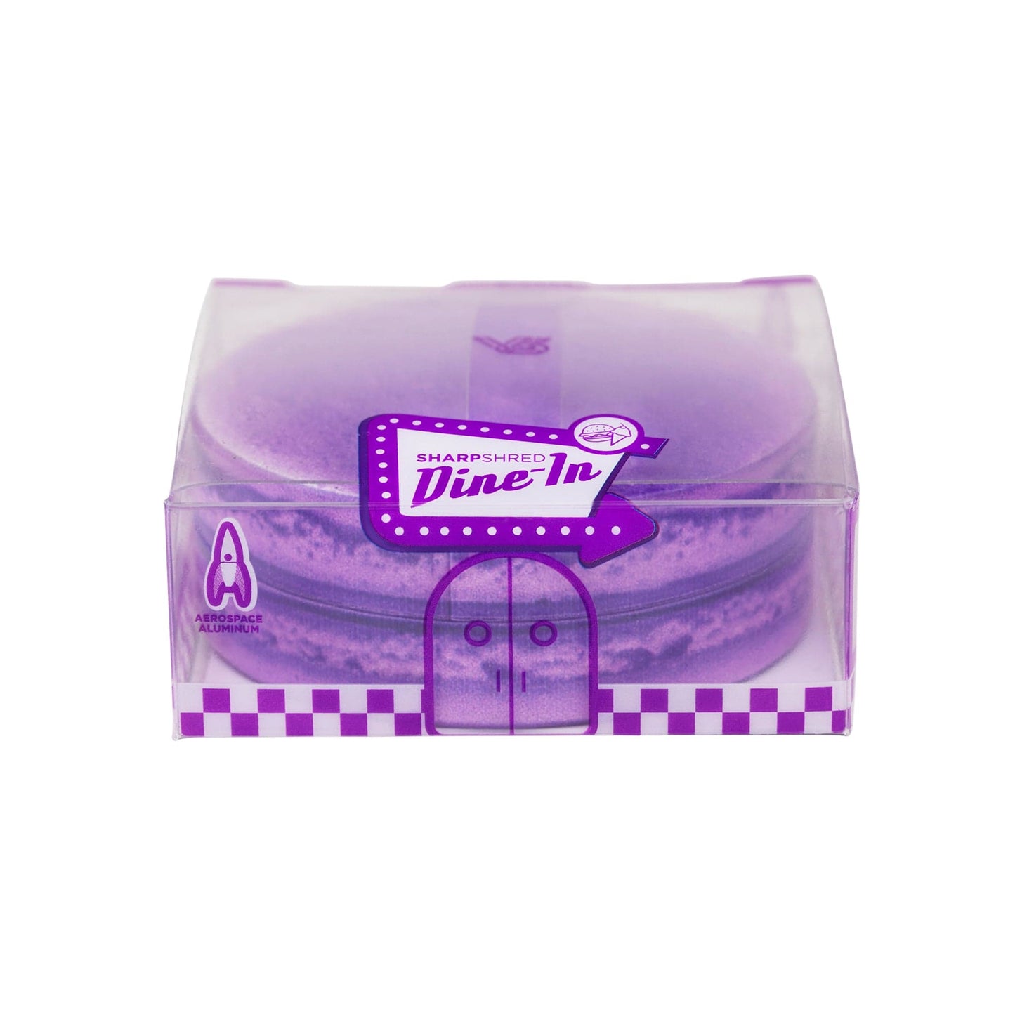 Macaron: Lavender 2-Piece SharpShred Dine-In Grinder - view 4