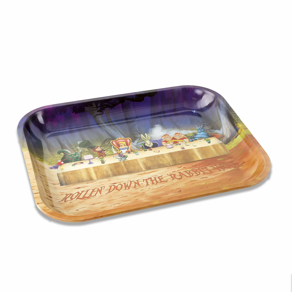 Alice Tea Party Metal Tray - view 2