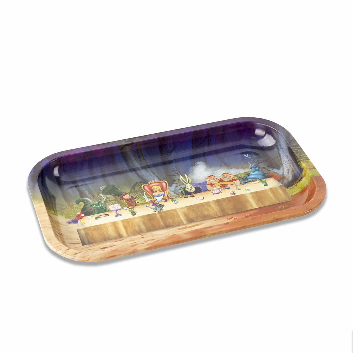 Alice Tea Party Metal Tray - view 3