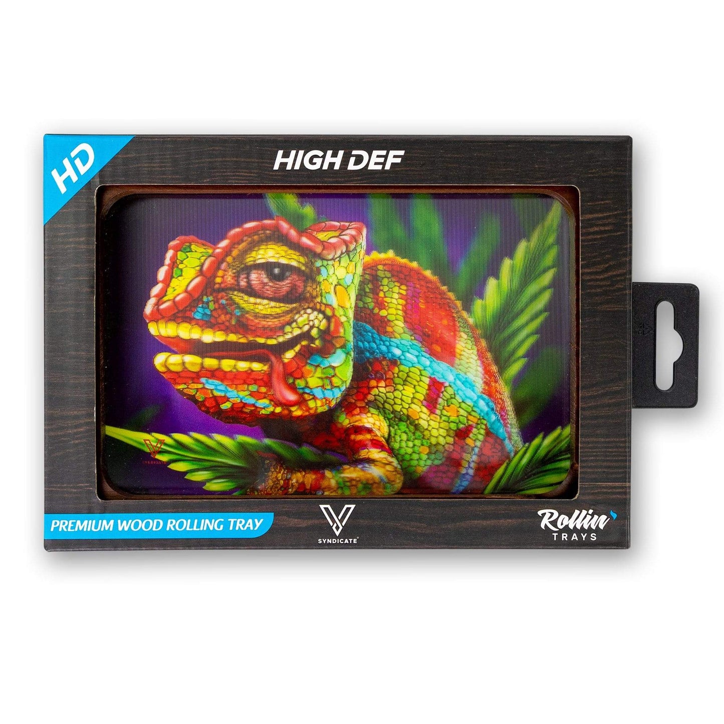 Cloud 9 Chameleon 3D High Def Wood Rollin' Tray - view 2