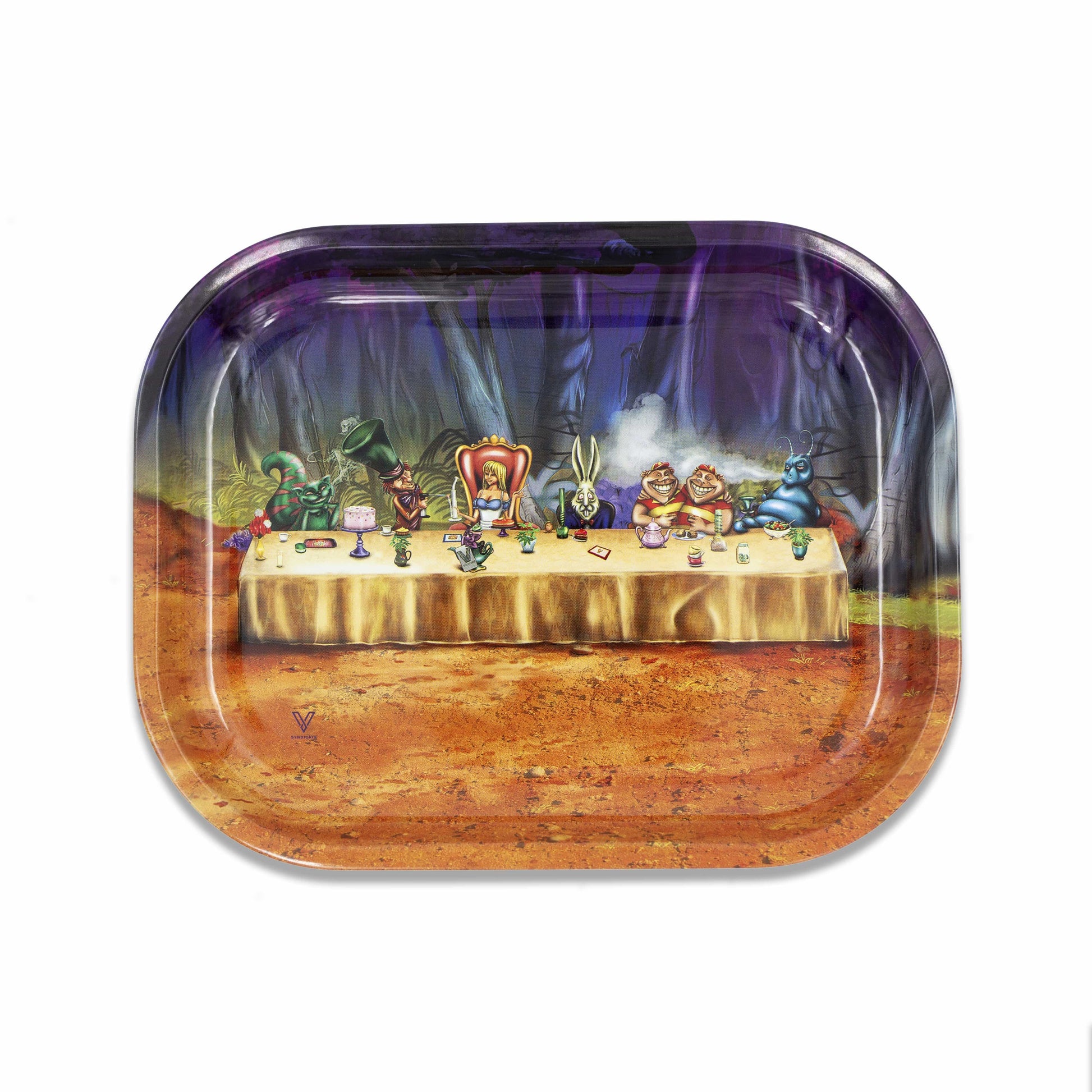 Alice Tea Party Metal Tray - view 6