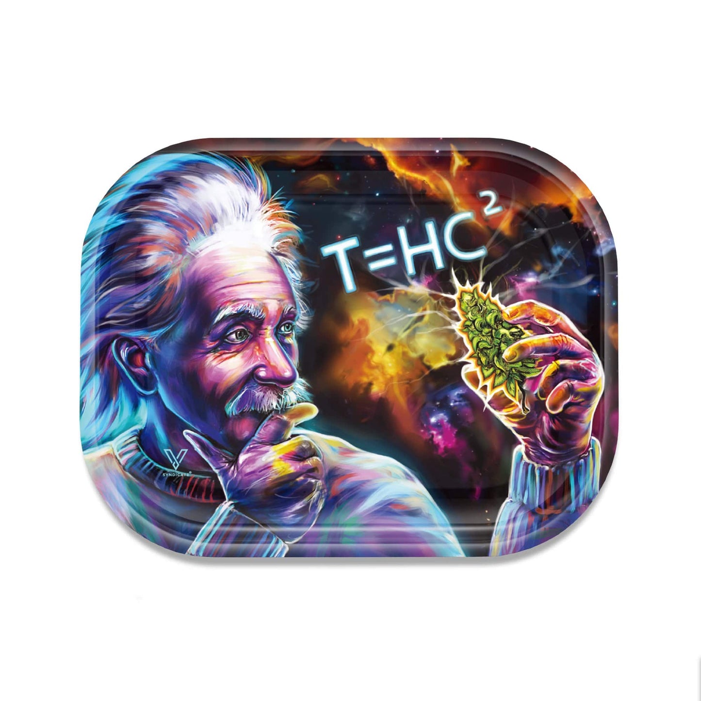 T=HC2 Einstein Black Hole Metal Rollin' Tray - East Loud