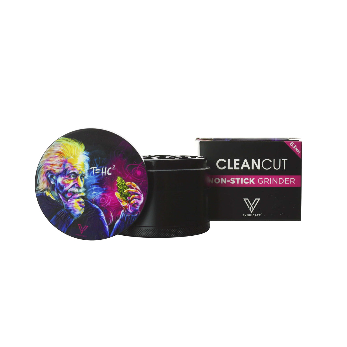 T=HC2 Einstein 4-Piece CleanCut Grinder (Nonstick) - view 3