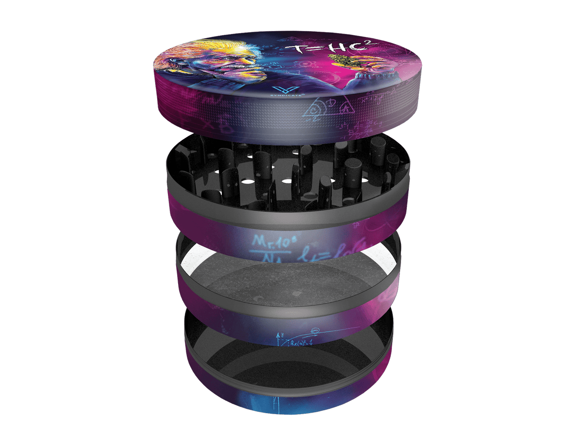 T=HC2 Einstein Classic 4-Piece SharpShred 360 Grinder - view 2