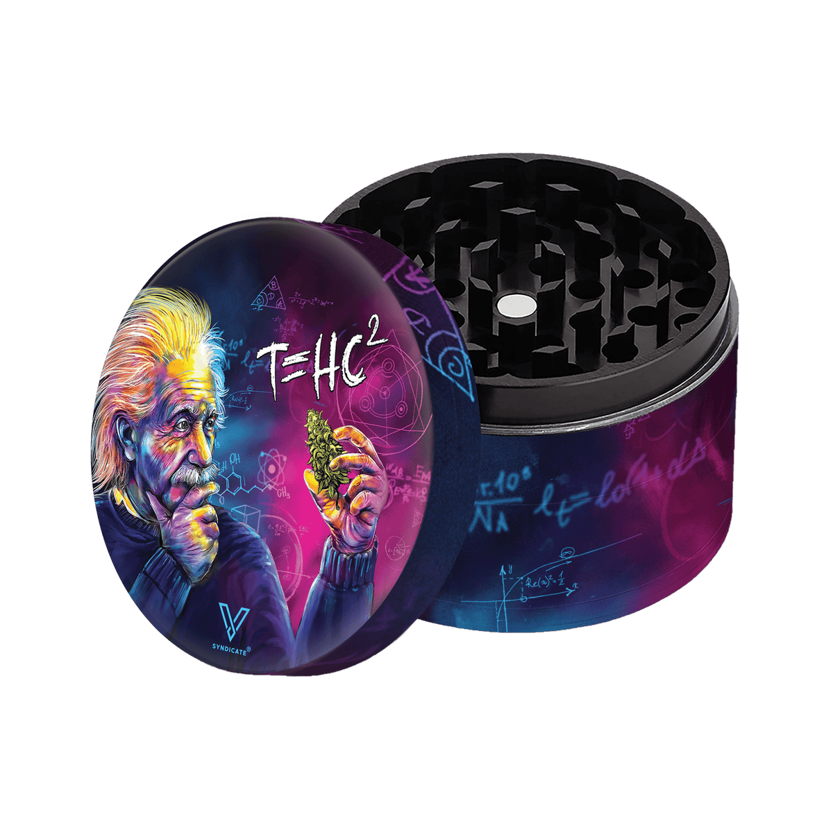 T=HC2 Einstein Classic 4-Piece SharpShred 360 Grinder - East Loud