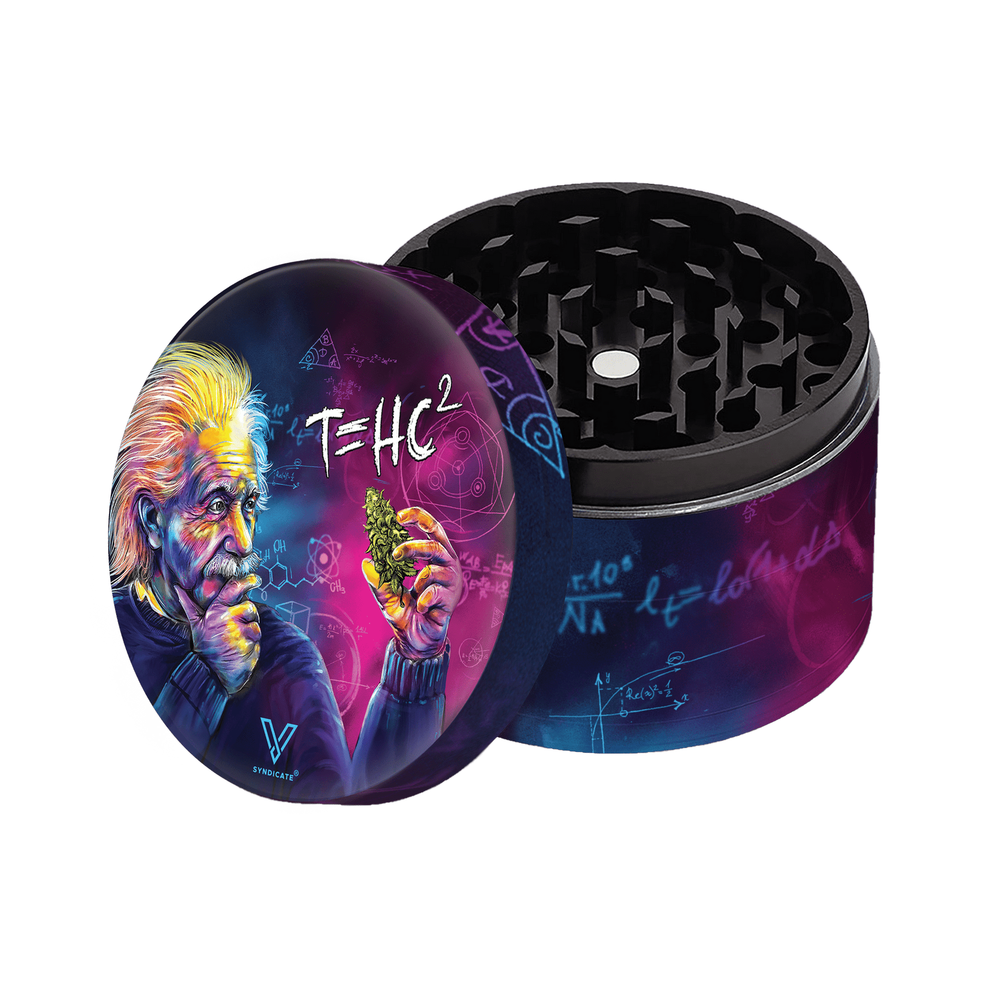 T=HC2 Einstein Classic 4-Piece SharpShred 360 Grinder - East Loud