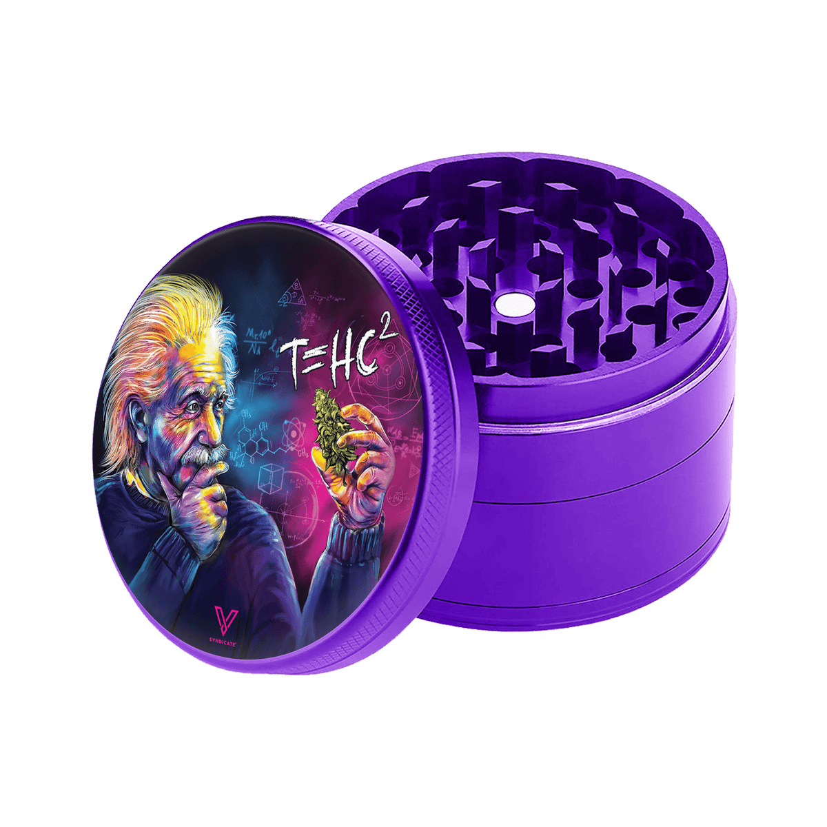 T=HC2 Einstein Classic 4-Piece SharpShred Grinder - East Loud