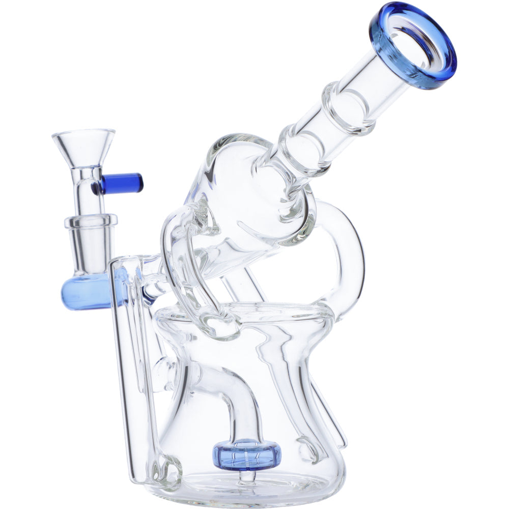 Water Pipe Funnel Perc Recycler