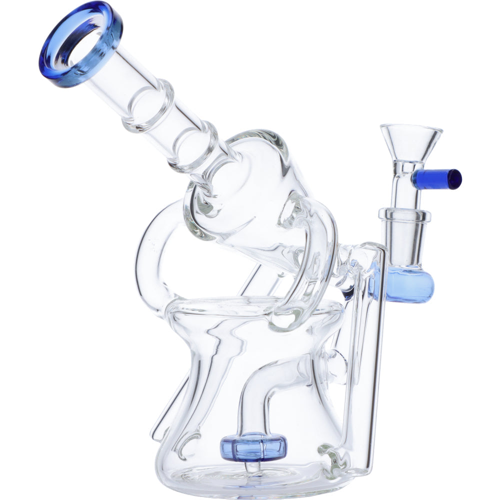 Water Pipe Funnel Perc Recycler