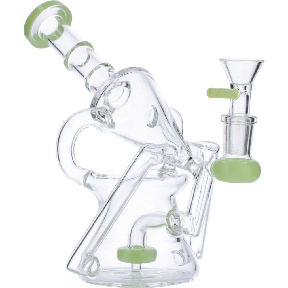 Water Pipe Funnel Perc Recycler