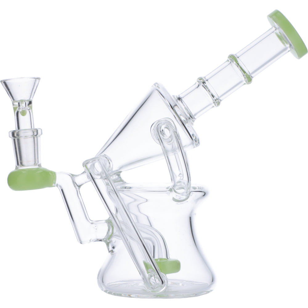 Water Pipe Funnel Perc Recycler