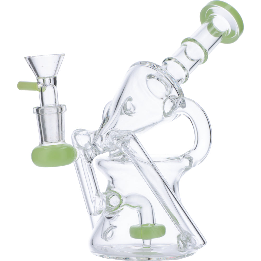 Water Pipe Funnel Perc Recycler
