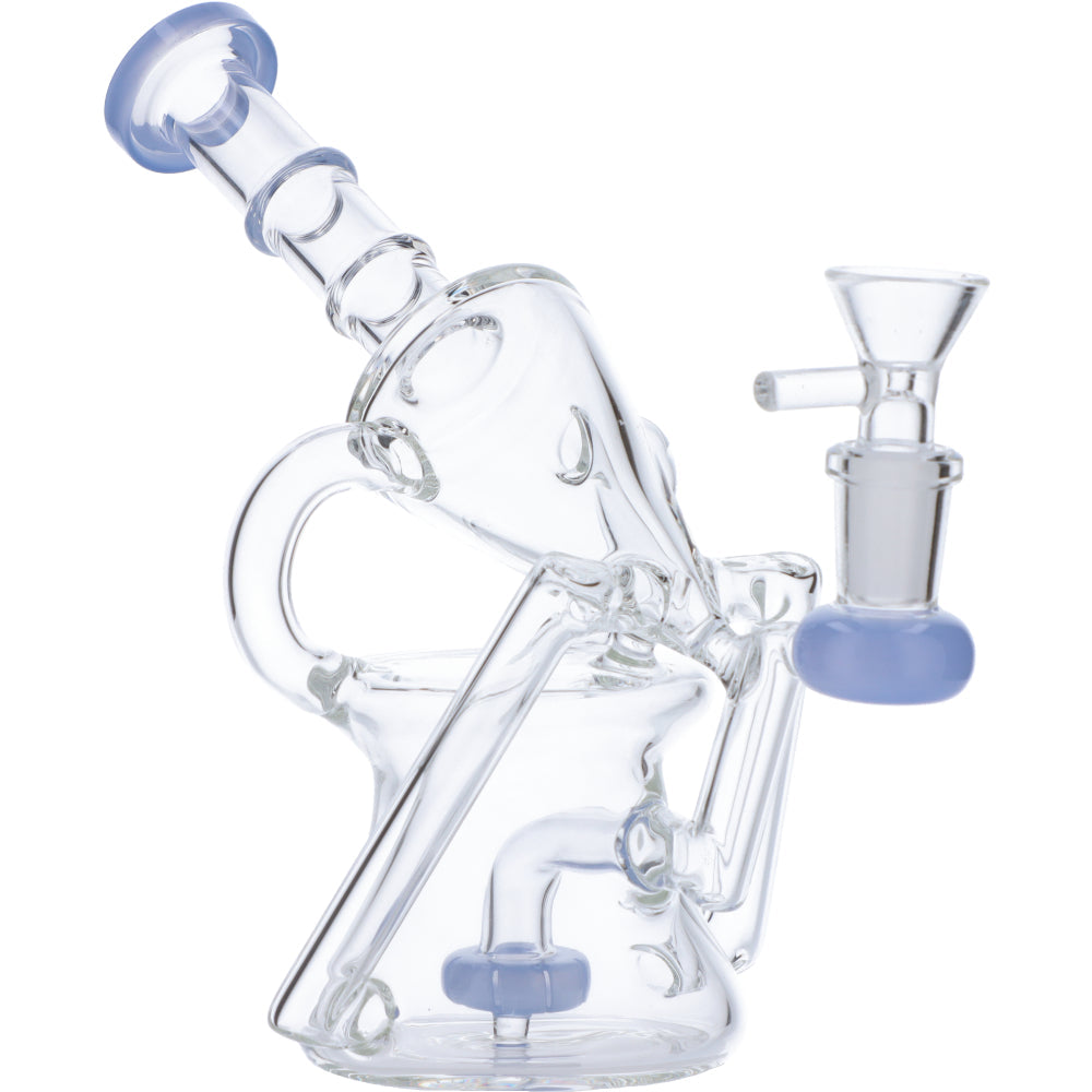 Water Pipe Funnel Perc Recycler