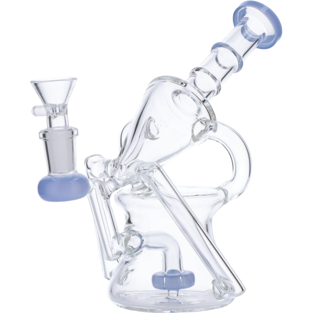 Water Pipe Funnel Perc Recycler