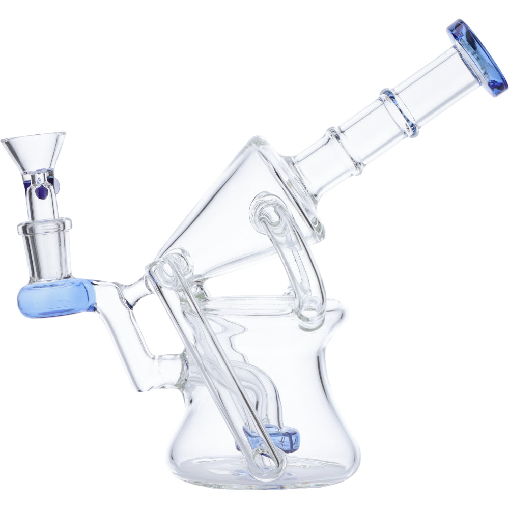 Water Pipe Funnel Perc Recycler