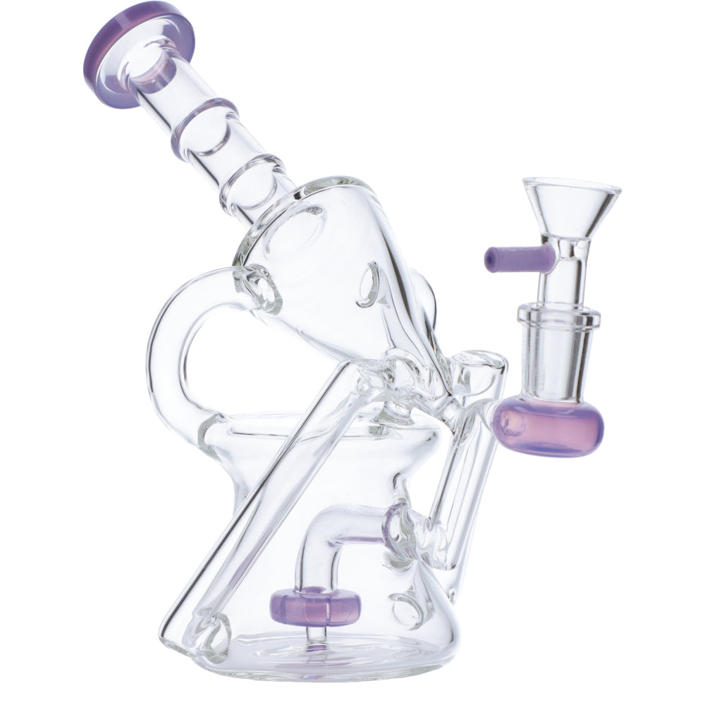 Water Pipe Funnel Perc Recycler