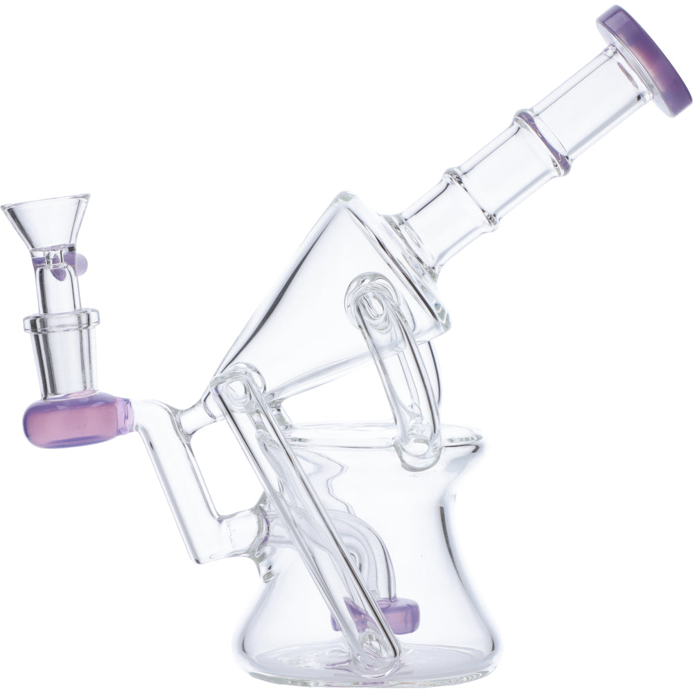 Water Pipe Funnel Perc Recycler