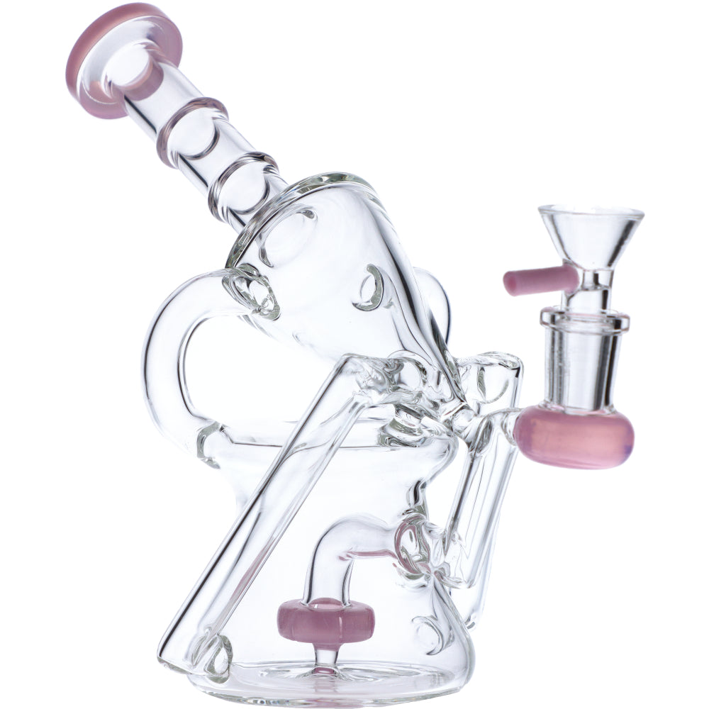 Water Pipe Funnel Perc Recycler