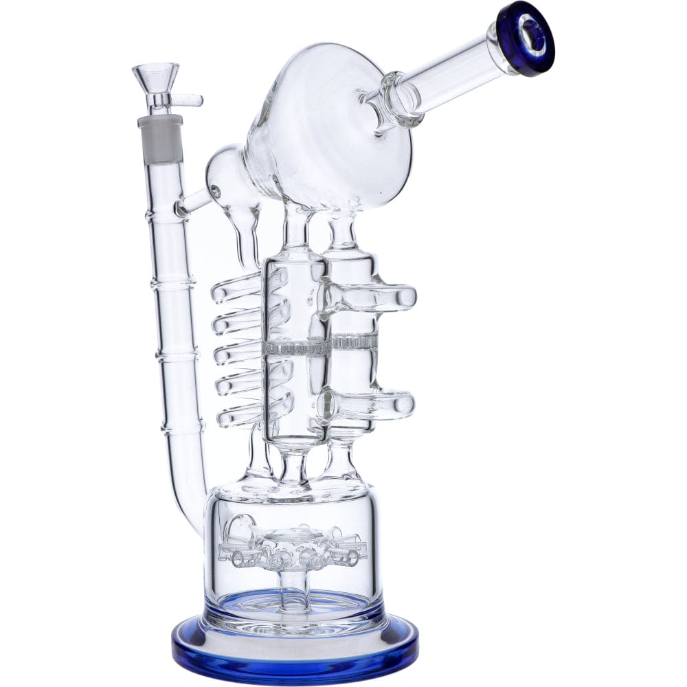 Dual Honeycomb to Sprinkler Perc Chimera Bong