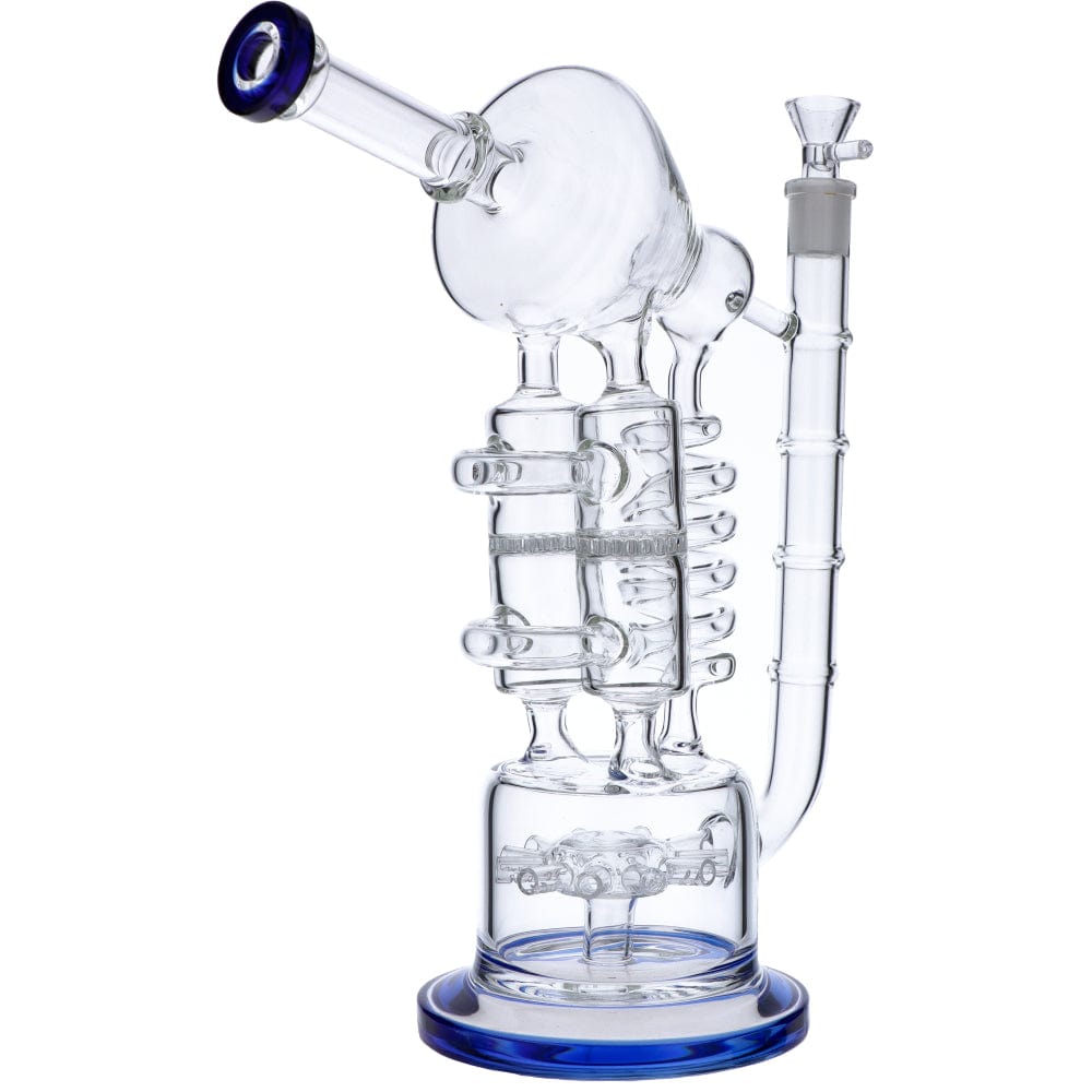 Dual Honeycomb to Sprinkler Perc Chimera Bong