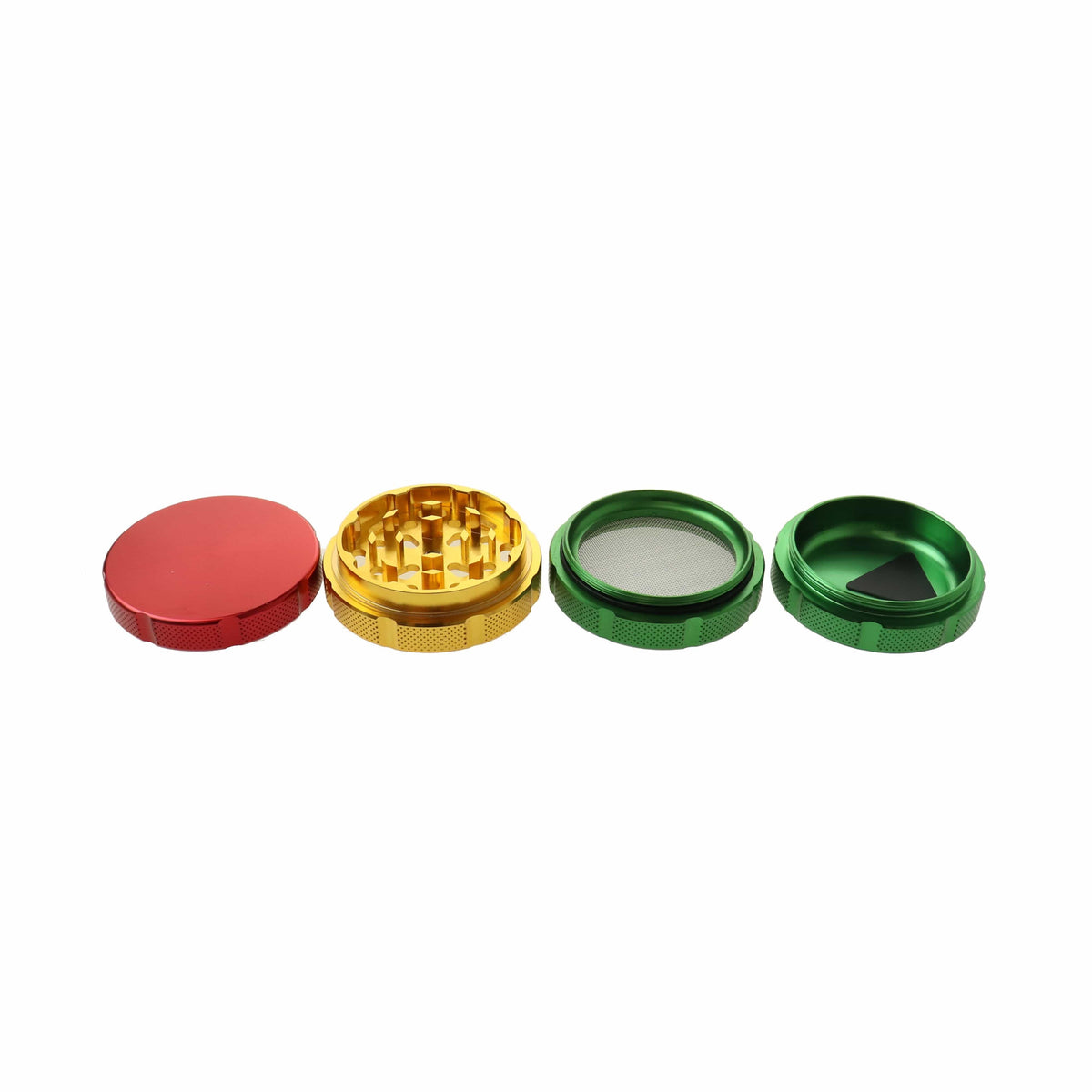 60mm 3-Stage Rasta Aluminum Grinder - view 2