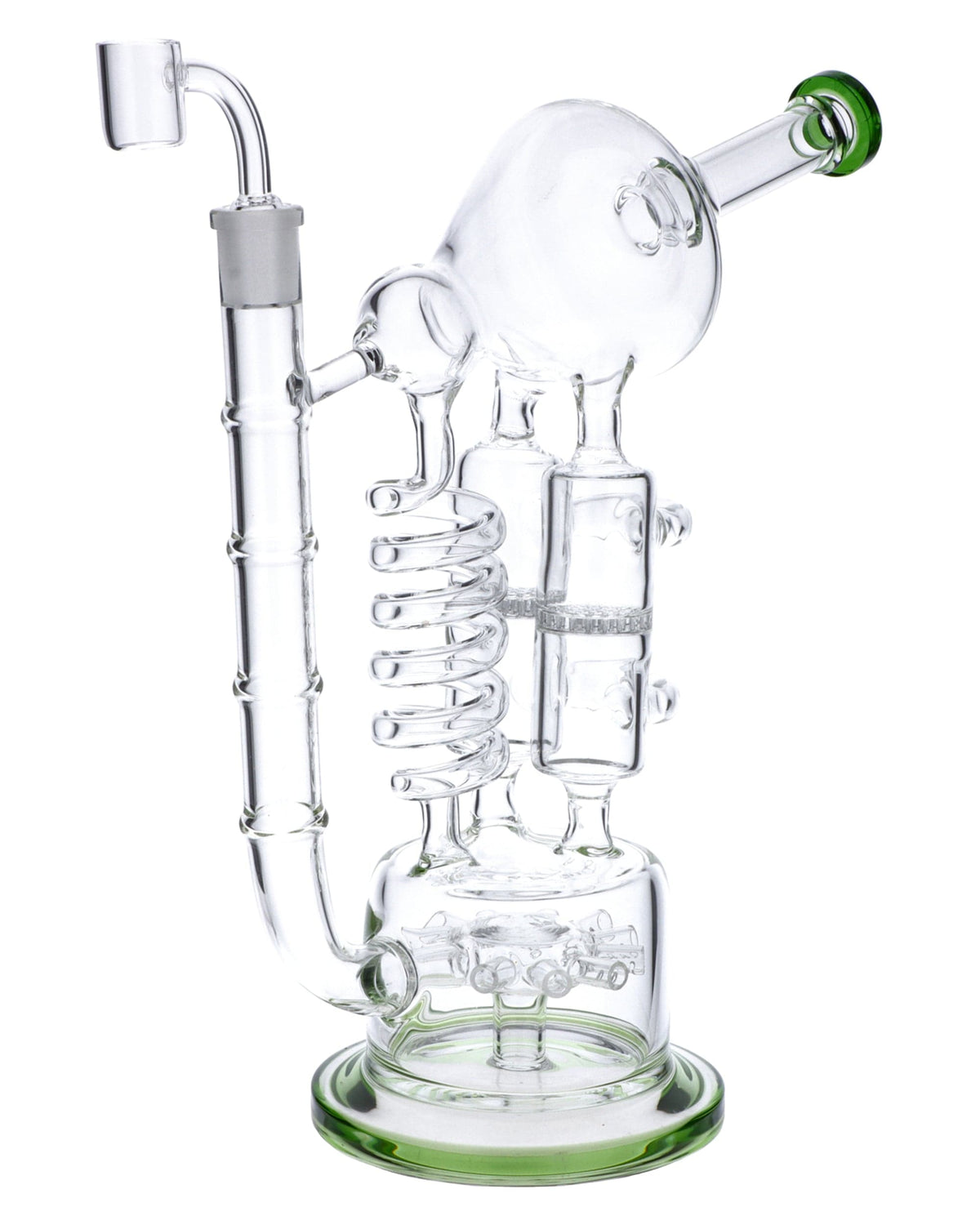 Dual Honeycomb to Sprinkler Perc Chimera Bong - view 7