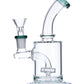 Teal Mini Bent Neck Water Pipe